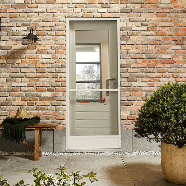 Moskitiera drzwiowa ramowa biała 100x235 cm COMFORT - zestaw