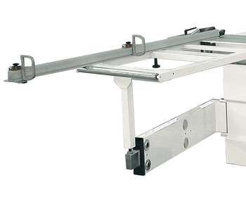 Stół  650x850mm na wysięgniku, z ramieniem teelskopowym i wyciąganą przykładnicą wzdłużną 2500 mm