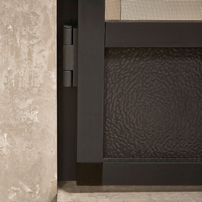 Moskitiera drzwiowa ramowa antracyt 100x235 cm COMFORT - zestaw