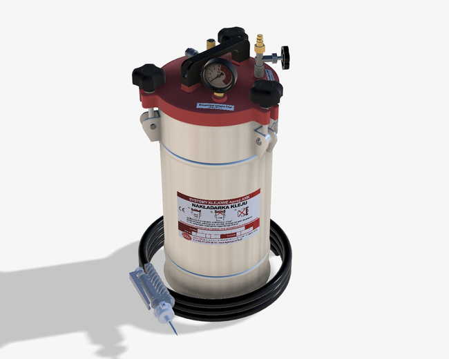 Nakładarka 10 kg do klejów PUR z pistoletem standardowym sterowanym ręcznie