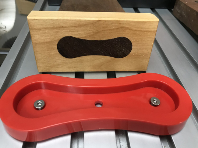 Szablon do gniazd i czopów, pętla - muszka