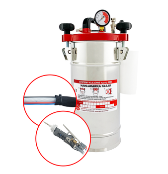 Nakładarka 10 kg z pistoletem sterowanym pneumatycznie