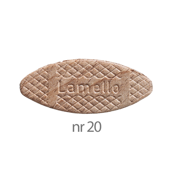 Lamelki bukowe, obce pióro Nr 20 Lamello