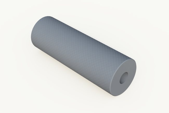 Wałek gumowy/szary, szerokość 180 mm
