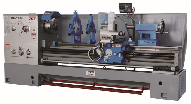 GH-2680ZH DRO Tokarka do metalu z wyświetlaczem w 3-osiach, Ø 660 mm / 2030 mm 