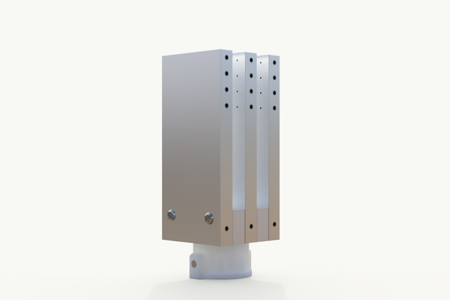 Dysza do czopów podwójna - żeńska 50 x 10 x 10 x 10 mm