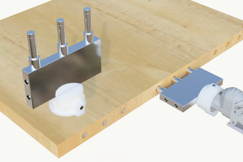 Dysza do gniazd pod kołki ? 8 mm - potrójna