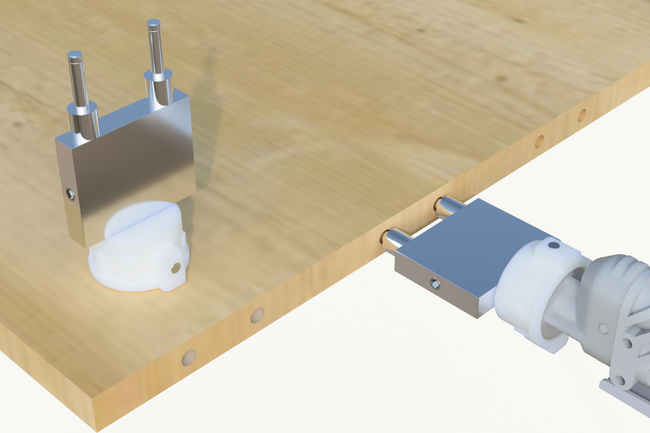 Dysza do gniazd pod kołki śr. 6 mm - podwójna