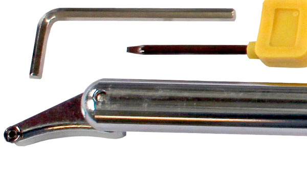 Proste narzędzie - pręt ze stali nierdzewnej Ø19 mm z końcówką skrawającą 6 mm HW