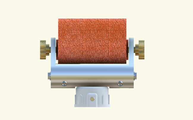 Dysza walcowa z wałkiem gąbczastym, szerokość 70 mm