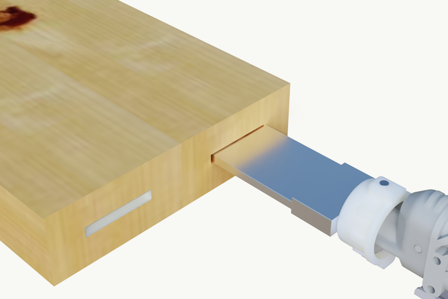 Dysza uniwersalna do czopów - dwustronna 40 x 5,5 x 100 mm