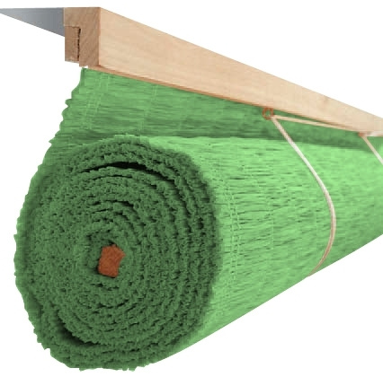 Roleta zaciemniająca zielona 180x280cm polipropylenowa