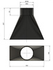 Ssawa odciągowa 254 mm (10"), przyłącze ⌀100 mm (4")