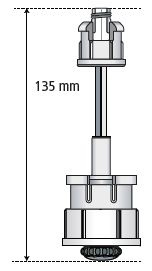Mechanizm mielący do młynka z trzpieniem 135 mm