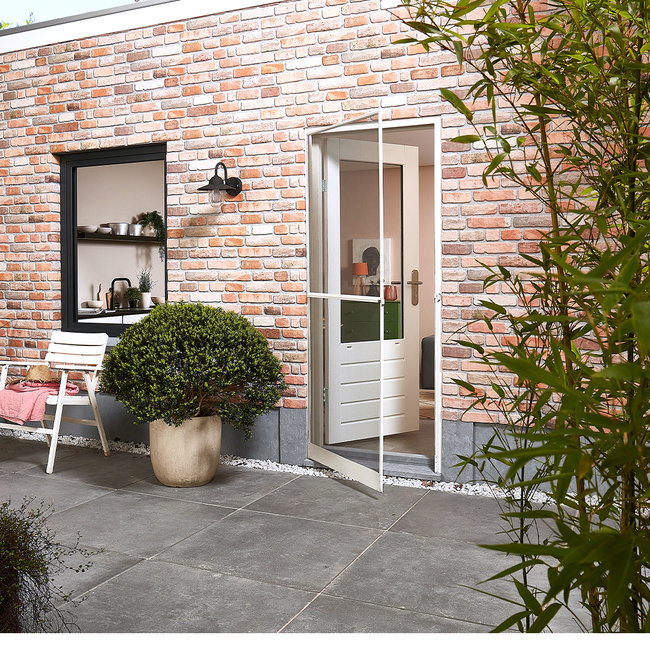 Moskitiera drzwiowa ramowa biała 92x212 cm STANDARD - zestaw