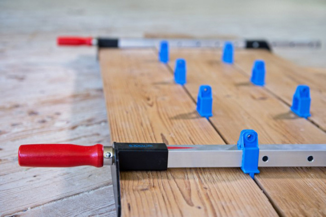 Ścisk stolarski do desek, budowy tarasu 200 - 770 mm