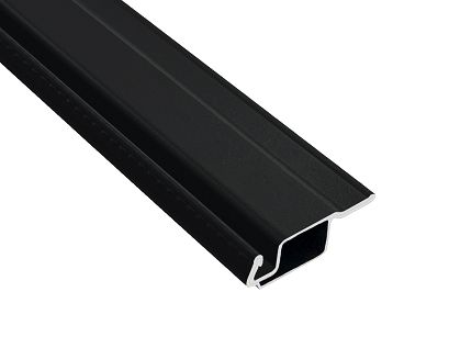 Profil aluminiowy do moskitiery A3 czarny RAL 9004 - 3m