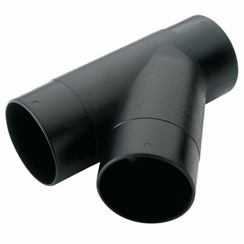 Trójnik prosty 45°, 3x ⌀100 mm (4")