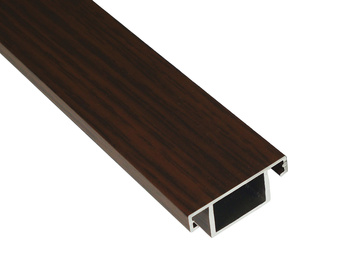 Poprzeczka wzmacniająca do moskitiery drzwiowej struktura orzech A4 - 3.2m