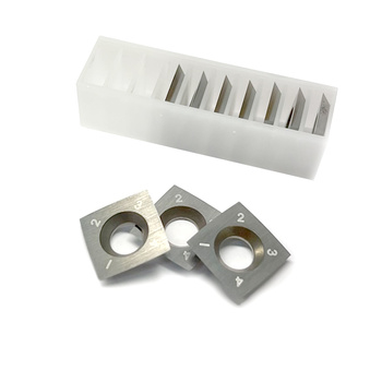 Wymienne noże 15x15x2.5 mm do wału spiralnego do PT107/PT310 - 10 szt.