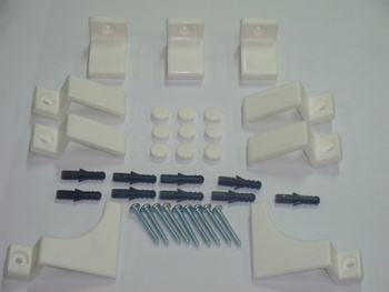 Zestaw do montażu na okno dachowe, biały