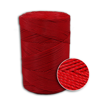 Linka polietylenowa kręcona ∅2.0mm czerwona