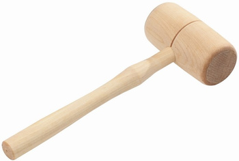 Pobijak, młotek z drewna brzozowego śr. 65 mm, dł. 300 mm
