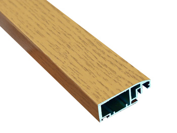 Profil aluminiowy A4 drzwiowy Turner Oak do moskitiery ramowej - 3.2m