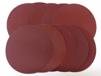 Krążki szlifujące mocowane na rzep Ø 150 mm - mix 50 sztuk od P40 do P120 (do BDS150)