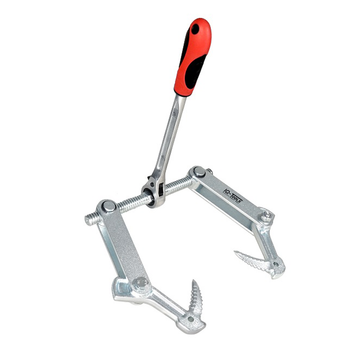 Ścisk ciesielski z grzechotką i hakami do wbijania