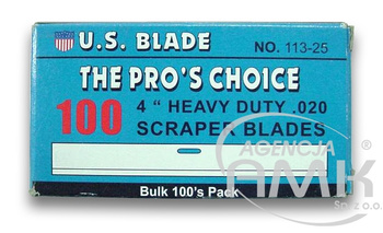 Ostrza do skrobaka z długą rączką, szer. 10 cm, opak. 100 sztuk, OD