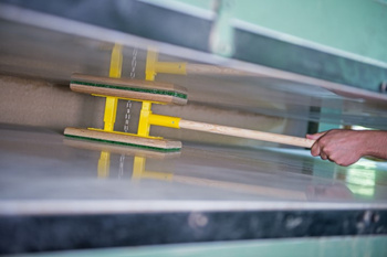 Szczotka kominowa z uchwytem