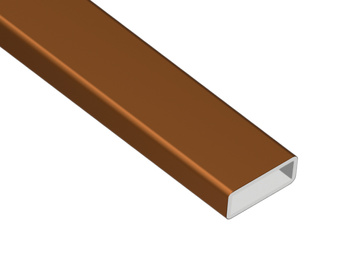 Poprzeczka wzmacniająca do moskitery PW1 złoty dąb RAL 8003 - 3m