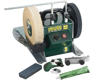 Ostrzarka wodna, wolnoobrotowa z osprzętem WG250