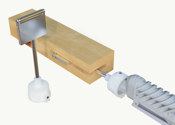 Dysza rolkowa do czopów, szerokość 40 mm, śr. rolki 7 mm