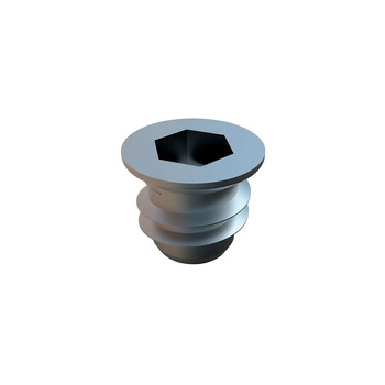 Tulejki, mufy meblowe, znal M6 - ⌀8 x 10 mm - 50 szt.