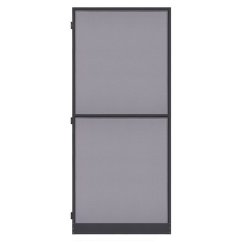 Moskitiera drzwiowa ramowa antracyt 92x212 cm STANDARD - zestaw
