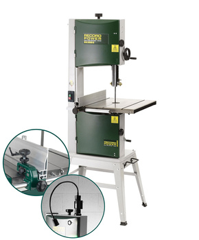 Pilarka taśmowa BS350S + przykładnica SABRE + oświetlenie LED